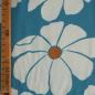 Preview: Viskose Twill Margeriten hellblau weiß - Light and Lush